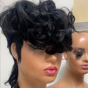 Hand made with glue on a stocking cap